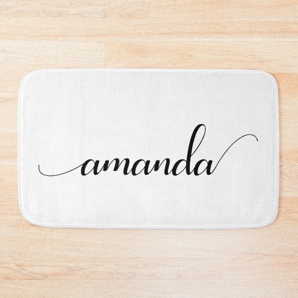 Item preview, Amanda - Custom name on delicate black cursive font designed and sold by To the Lua.