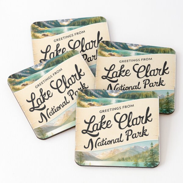 Item preview, Lake Clark National Park Postcard Vintage Retro Travel Vintage designed and sold by TravelPostcardGems.