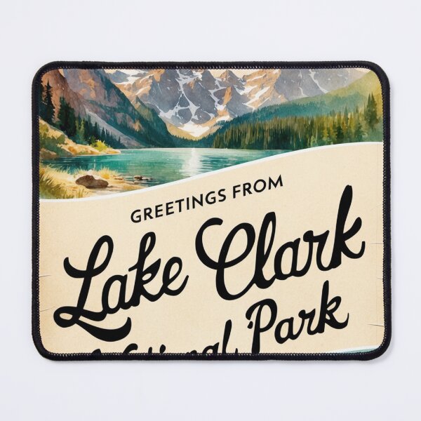 Item preview, Lake Clark National Park Postcard Vintage Retro Travel Vintage designed and sold by TravelPostcardGems.
