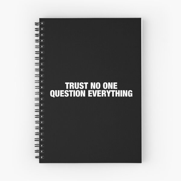 Item preview, Trust No One Question Everything Paranoid Misanthrope designed and sold by viunziameriza.