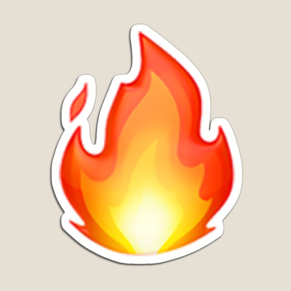 "Feuer-Emoji" Magnet von NerdyChick | Redbubble