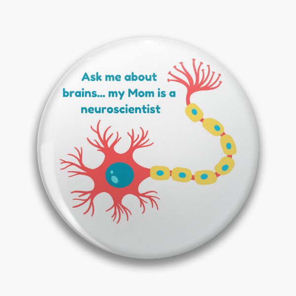 Item preview, Ask me about brains... my Mom is a neuroscientist! designed and sold by YellowfishShop.