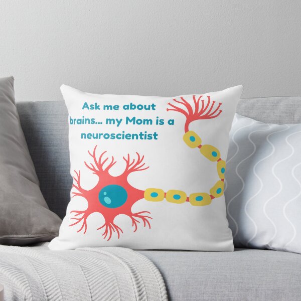 Item preview, Ask me about brains... my Mom is a neuroscientist! designed and sold by YellowfishShop.