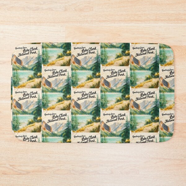 Item preview, Lake Clark National Park Postcard Vintage Retro Travel Vintage designed and sold by TravelPostcardGems.