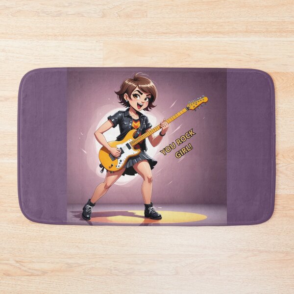 Item preview, Girl Rock Guitarist designed and sold by Artbellachi.