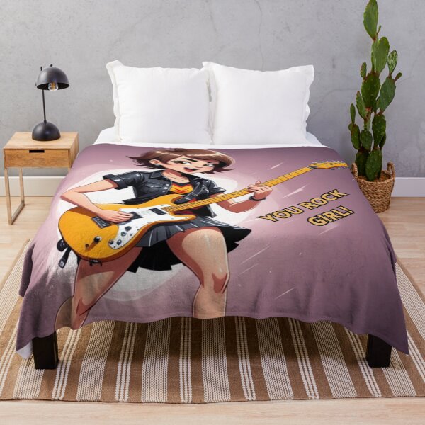 Item preview, Girl Rock Guitarist designed and sold by Artbellachi.