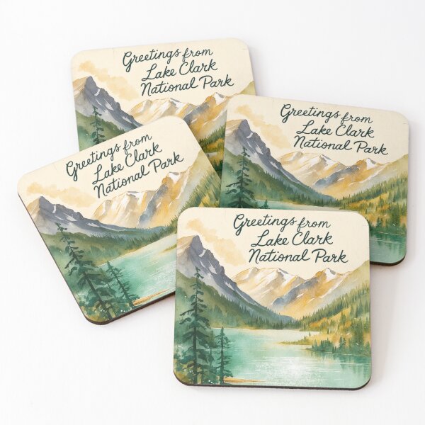 Item preview, Lake Clark National Park Postcard Vintage Retro Travel Vintage designed and sold by TravelPostcardGems.