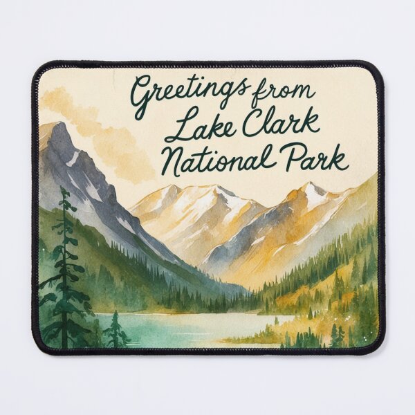 Item preview, Lake Clark National Park Postcard Vintage Retro Travel Vintage designed and sold by TravelPostcardGems.