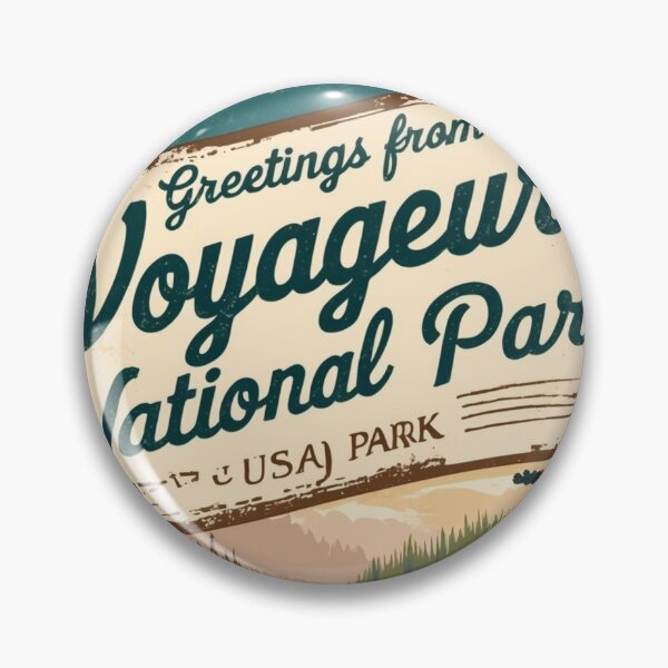 Item preview, Voyageurs National Park Postcard Vintage Retro Travel Vintage designed and sold by TravelPostcardGems.