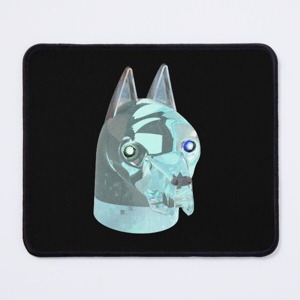Item preview, Green Glass Dog Bright Eyes designed and sold by Dog-Planet.