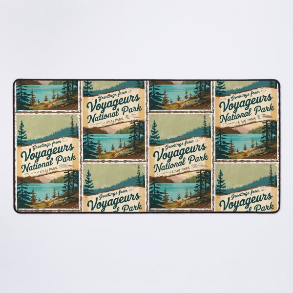 Item preview, Voyageurs National Park Postcard Vintage Retro Travel Vintage designed and sold by TravelPostcardGems.