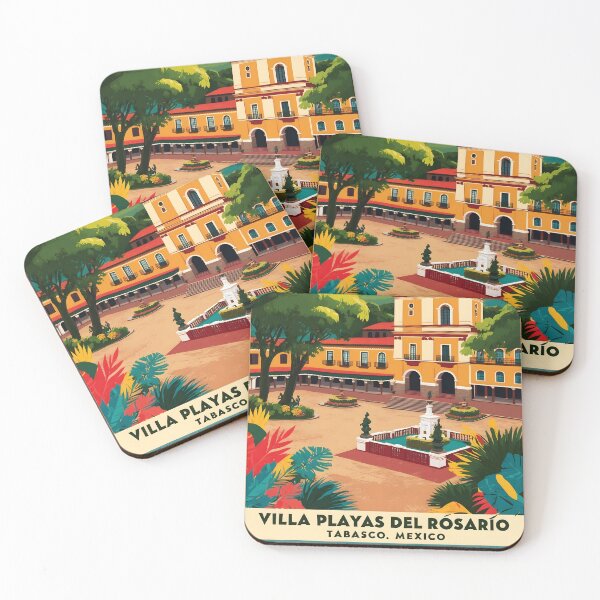 Item preview, Villa Playas del Rosario Tabasco Mexico Vintage Travel Tourism  designed and sold by TravelersGems.