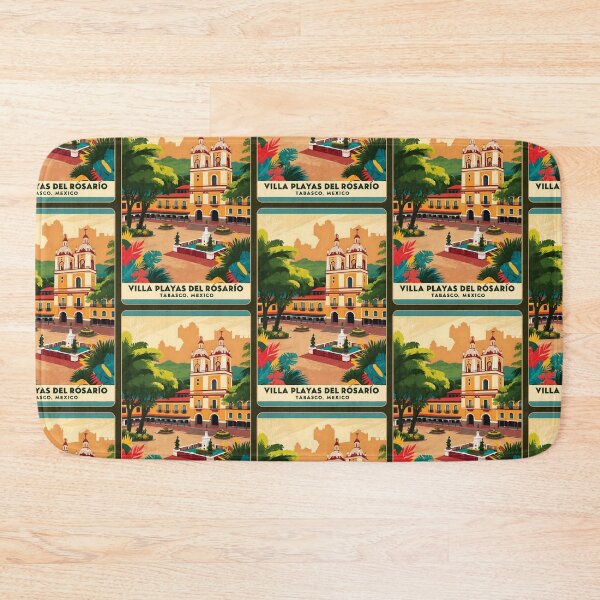 Item preview, Villa Playas del Rosario Tabasco Mexico Vintage Travel Tourism  designed and sold by TravelersGems.