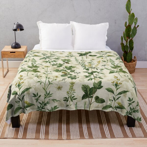 Item preview, Botanical Illustration of Various Green Plants designed and sold by ImagineCorner.