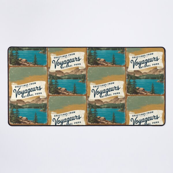 Item preview, Voyageurs National Park Postcard Vintage Retro Travel Vintage designed and sold by TravelPostcardGems.