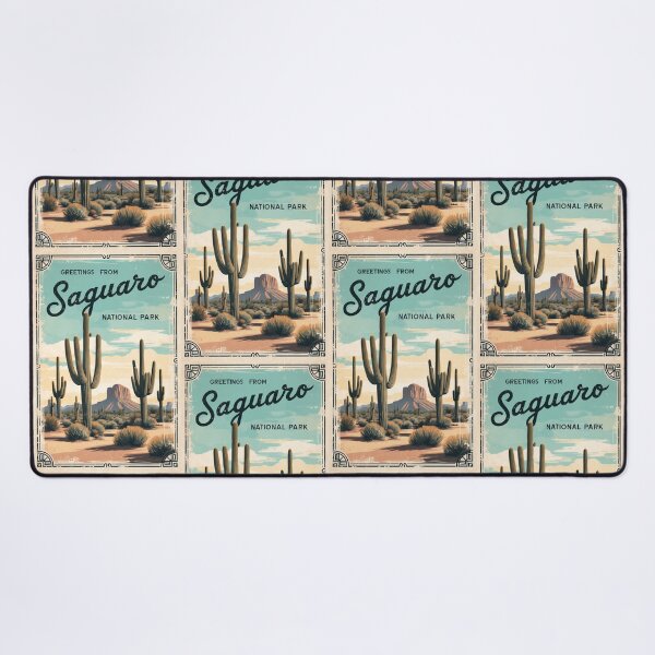 Item preview, Saguaro National Park Postcard Vintage Retro Travel Vintage designed and sold by TravelPostcardGems.