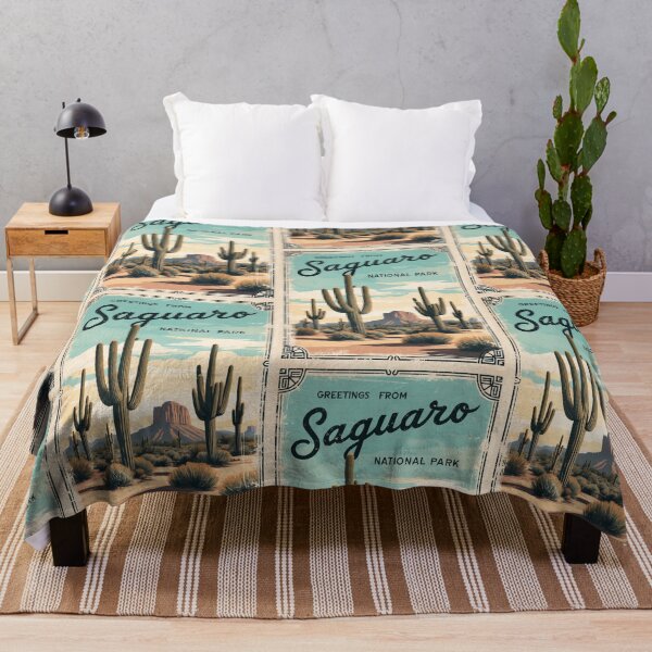 Item preview, Saguaro National Park Postcard Vintage Retro Travel Vintage designed and sold by TravelPostcardGems.