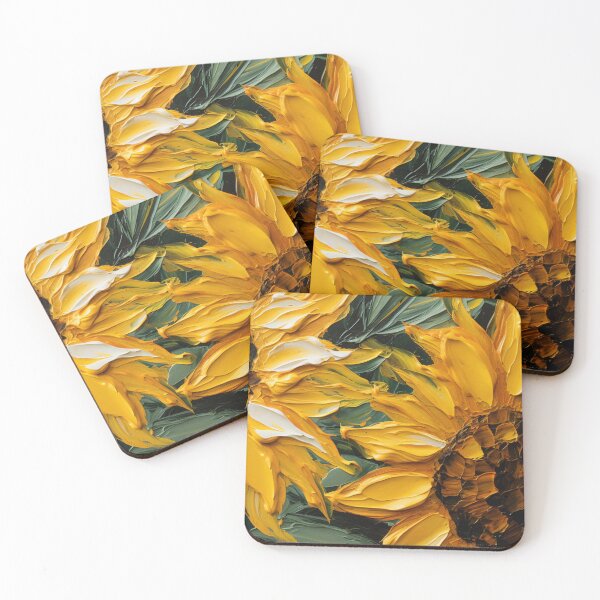 Item preview, Sunflower Bloom Artwork - Sunny Flower Strokes designed and sold by 21 Tulips.