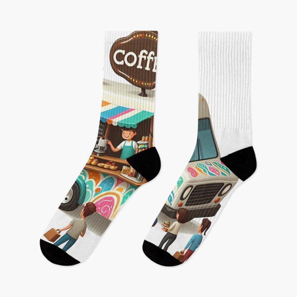 Item preview, Caffeine on Wheels: Discover the Coffee Truck Magic designed and sold by daruneenok.