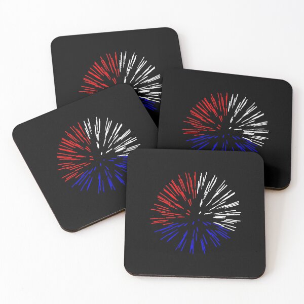 Item preview, Fireworks | "Burst" | Red, White, & Blue ("Thirds") | [D0933~52] designed and sold by StudioActivo.
