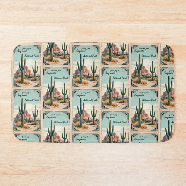 Item preview, Saguaro National Park Postcard Vintage Retro Travel Vintage designed and sold by TravelPostcardGems.