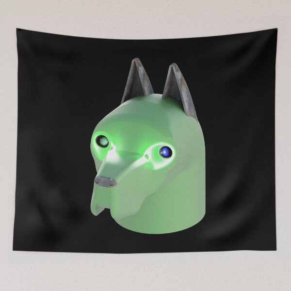 Item preview, Green Dog Bright Eyes designed and sold by Dog-Planet.