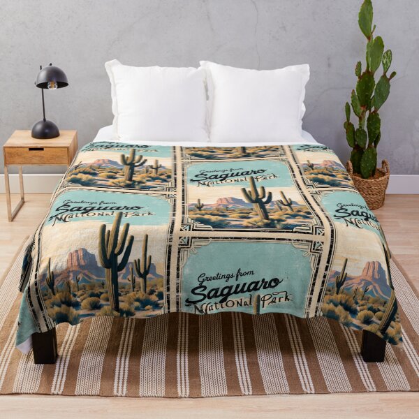 Item preview, Saguaro National Park Postcard Vintage Retro Travel Vintage designed and sold by TravelPostcardGems.