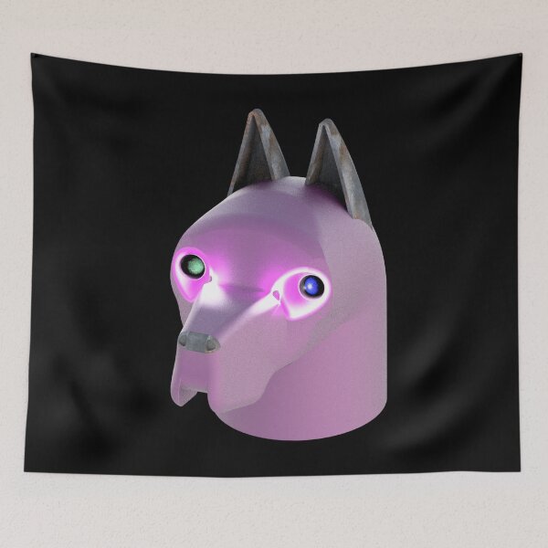 Item preview, Pink and Purple Dog Bright Eyes designed and sold by Dog-Planet.