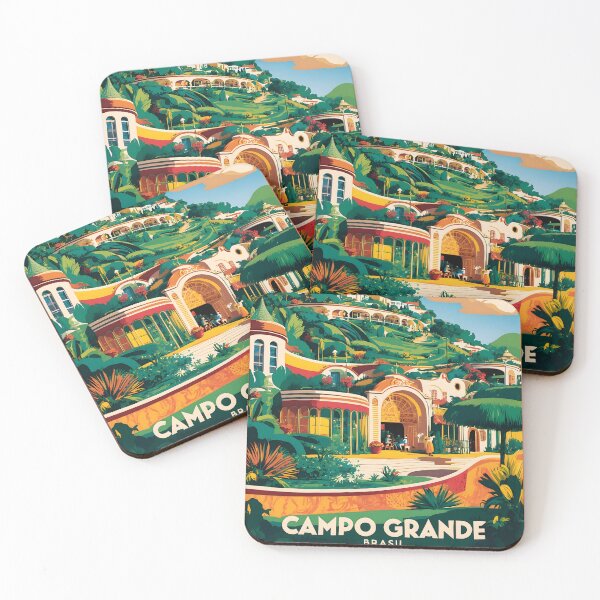 Item preview, Campo Grande Brazil Vintage Travel Tourism  designed and sold by TravelersGems.