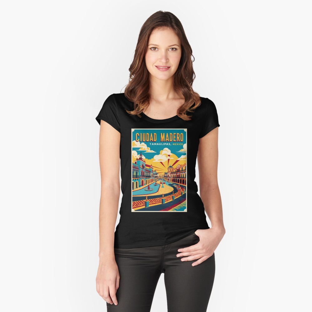 Item preview, Fitted Scoop T-Shirt designed and sold by TravelersGems.