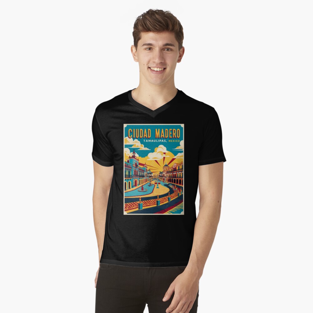 Item preview, V-Neck T-Shirt designed and sold by TravelersGems.