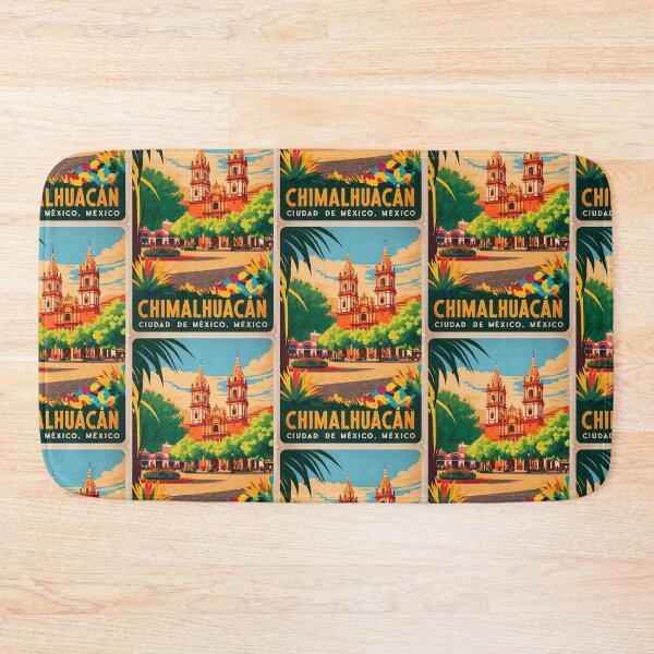 Item preview, Chimalhuacan Ciudad de Mexico Vintage Travel Tourism  designed and sold by TravelersGems.