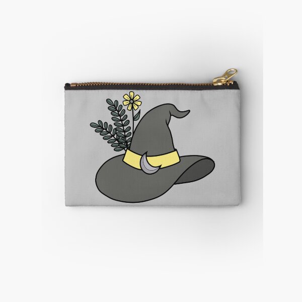 Item preview, Cute, Gray Witch Hat with Yellow Flower designed and sold by DappledMoon.