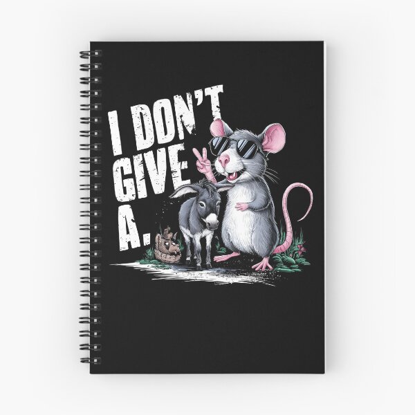 Item preview, I Don't Give A Donkey and Rat Funny Cute Donkey and Rat designed and sold by MTRBSK11.