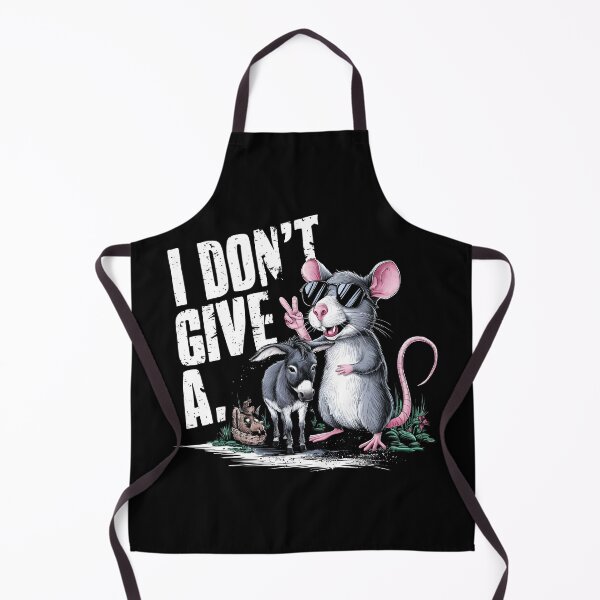 Item preview, I Don't Give A Donkey and Rat Funny Cute Donkey and Rat designed and sold by MTRBSK11.