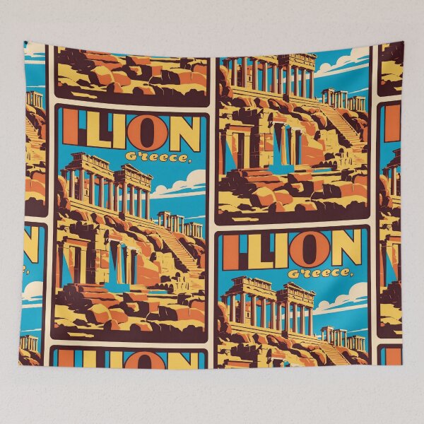 Item preview, Ilion Greece Vintage Travel Tourism designed and sold by TravelersGems.