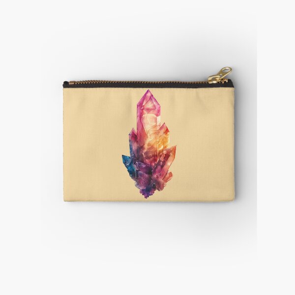 Item preview, Amethyst Crystal Gemstone with Watercolor Effect Pink and Purple designed and sold by meganohm.
