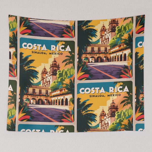 Item preview, Costa Rica Sinaloa Mexico Vintage Travel Tourism  designed and sold by TravelersGems.