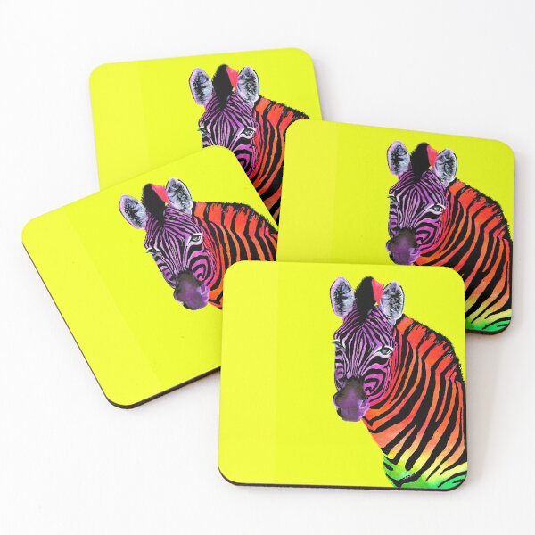Item preview, Technicolour Zebra by Rykie designed and sold by MarykeArt.