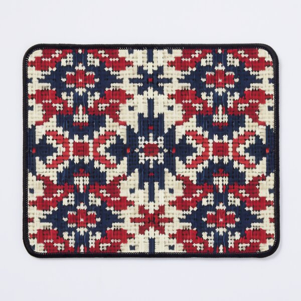 Item preview, Traditional Red and Blue Woven Pattern designed and sold by ImagineCorner.