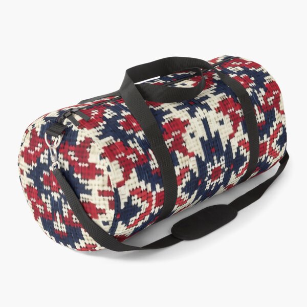 Item preview, Traditional Red and Blue Woven Pattern designed and sold by ImagineCorner.