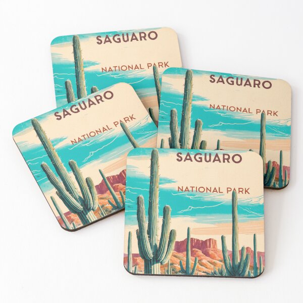 Item preview, Saguaro National Park Postcard Vintage Retro Travel Vintage designed and sold by TravelPostcardGems.