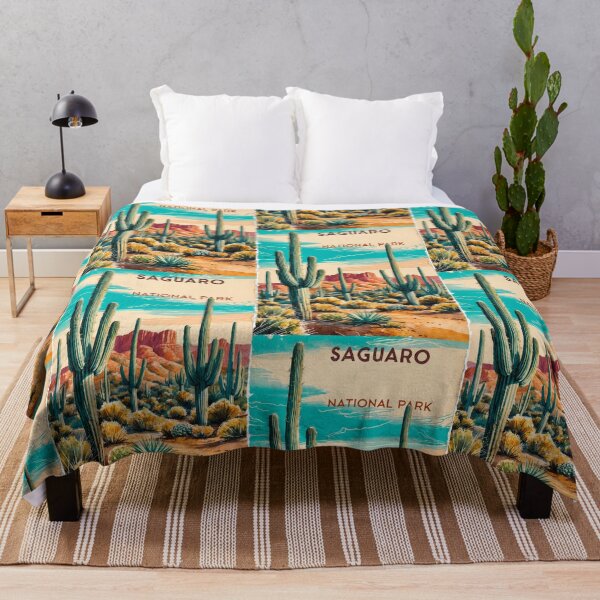 Item preview, Saguaro National Park Postcard Vintage Retro Travel Vintage designed and sold by TravelPostcardGems.