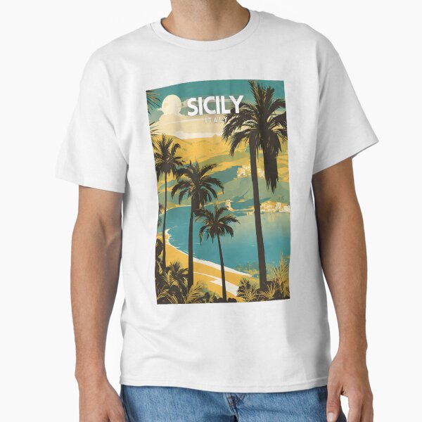 Item preview, Sicily Italy Vintage Art Poster designed and sold by ZionPosteria.