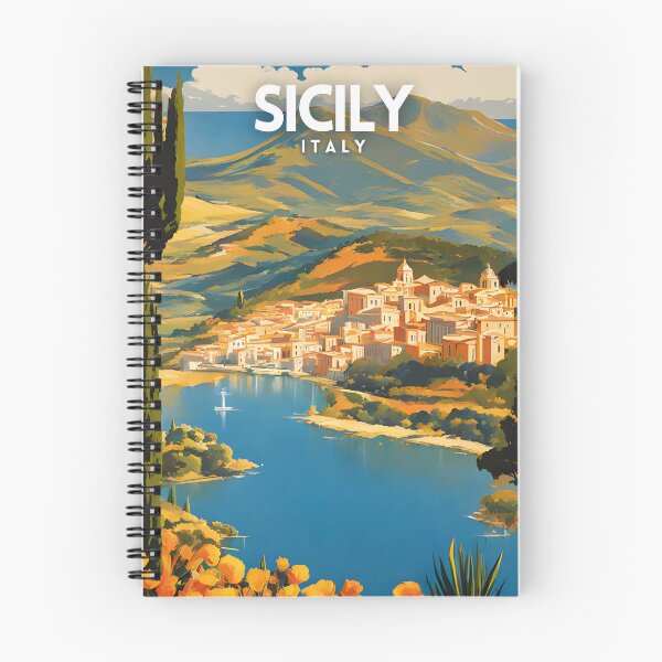 Item preview, Sicily Italy Vintage Poster designed and sold by ZionPosteria.