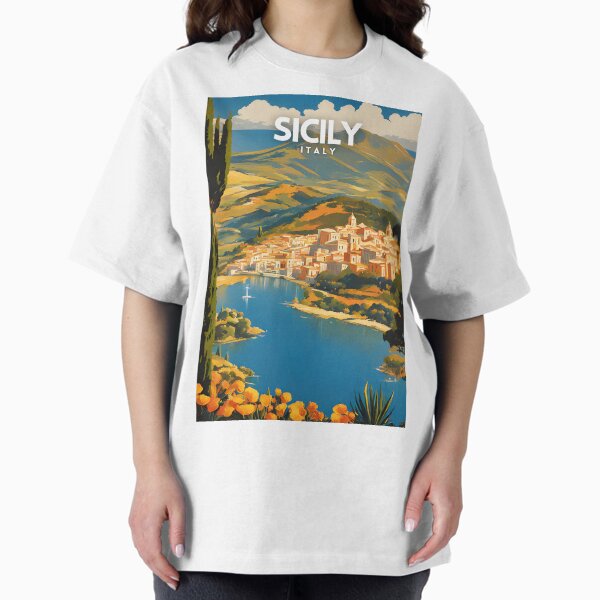 Item preview, Sicily Italy Vintage Poster designed and sold by ZionPosteria.