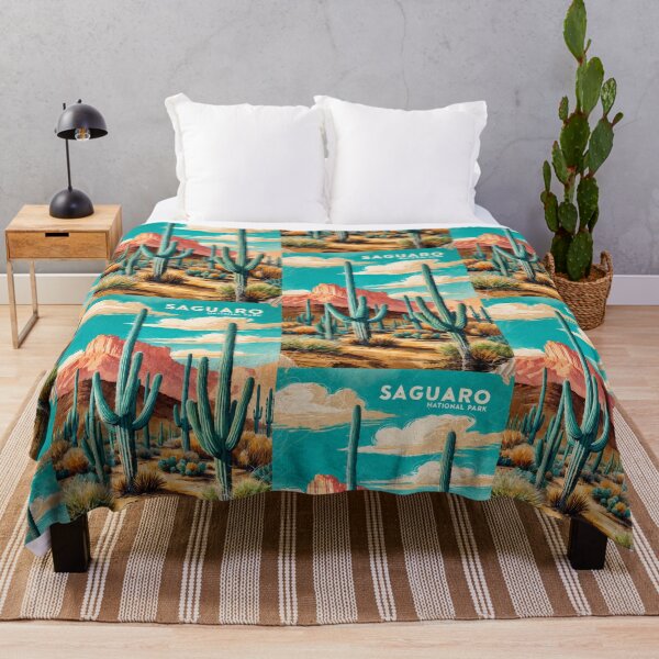 Item preview, Saguaro National Park Postcard Vintage Retro Travel Vintage designed and sold by TravelPostcardGems.