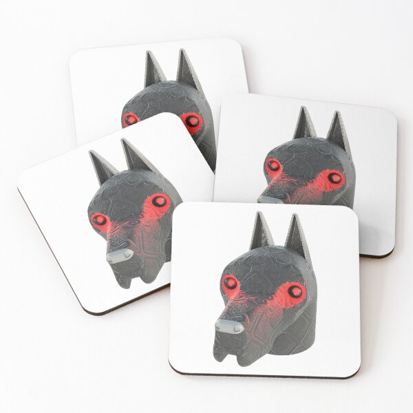 Item preview, The Grey Dog Glowing Red designed and sold by Dog-Planet.