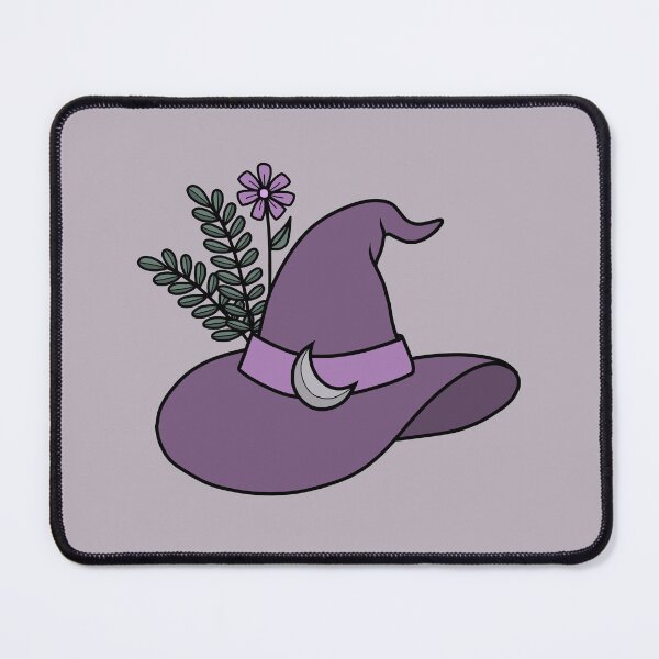 Item preview, Cute, Lavender Witch Hat with Flower designed and sold by DappledMoon.