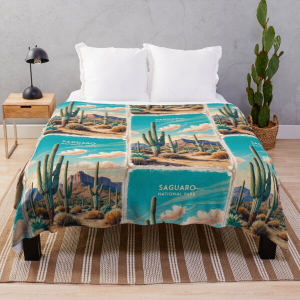 Item preview, Saguaro National Park Postcard Vintage Retro Travel Vintage designed and sold by TravelPostcardGems.